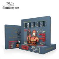 Abteilung 502 Intense Red Colours Dense Acrylic Paint Set [ABT1167]