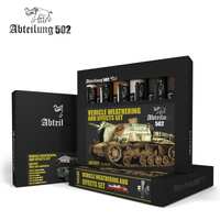 Abteilung 502 Vehicle Weathering and Effects Set Modelling Oil Paint Set [ABT302]