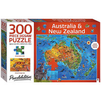 300pc Australian & New Zealand Jigsaw Puzzle