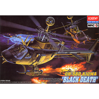 Academy 12131 1/35 OH-58D Kiowa "Black Death" Plastic Model Kit