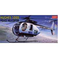 Academy 1/48 Hughes 500D Police Helicopter Plastic Model Kit [12249]