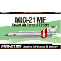 Academy 1/48 MIG-21 MF "Soviet Air Force & Export" Le: Plastic Model Kit [12311]