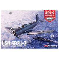 Academy 1/48 USN SB2U-3 "Battle of Midway" 80th Anniversary Plastic Model Kit