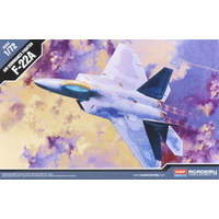 Academy 1/72 F-22A Air Dominance Fighter Raptor Plastic Model Kit [12423]