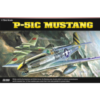 Academy 1/72 P-51C Mustang Plastic Model Kit [12441]