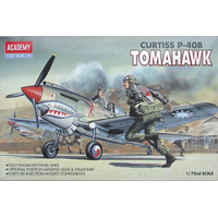 Academy 1/72 P-40B Warhawk Plastic Model Kit [12456]