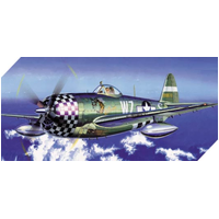 Academy 1/72 P-47D "Eileen" Thunderbolt Plastic Model Kit [12474]