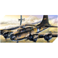 Academy 1/72 B-17F "Memphis Belle" Flying Fortress Plastic Model Kit [12495]