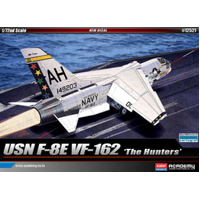 Academy 1/72 USN F-8E VF-162 "The Hunters" Plastic Model Kit [12521]