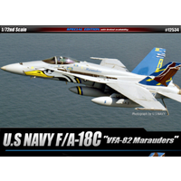 Academy 1/72 F/A-18C U.S Navy VFA-82 "Marauders" Le: Hornet Plastic Model Kit [12534]