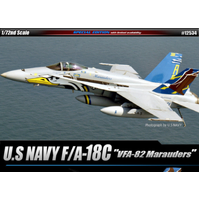 Academy 1/72 F/A-18C U.S Navy VFA-82 "Marauders" Le: Hornet Plastic Model Kit [12534]