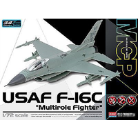 Academy 1/72 USAF F-16C "Multirole Fighter" MCP Plastic Model Kit [12541]