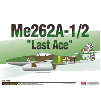 Academy 1/72 ME262A-1/2 "Last Ace" Le: Plastic Model Kit [12542]