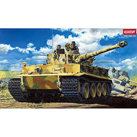 Academy 1/35 German Tiger-I Early Version Plastic Model Kit [13239]