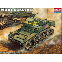 Academy 1/35 U.S. M3A1 Stuart Light Tank Plastic Model Kit [13269]