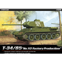 Academy 13290 1/35 T-34/85 "112 Factory Production" Plastic Model Kit