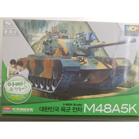Academy 1/48 M48A5K Tank with Motor 13302 Plastic Model Kit