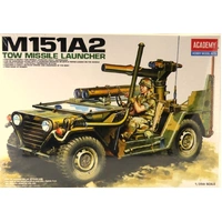 Academy 1/35 M151A2 TOW Missile Launcher Plastic Model Kit