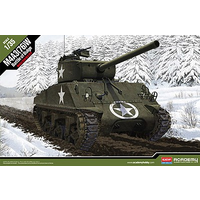 Academy 1/35 M4A3 (76)W "Battle Of Bulge" Plastic Model Kit [13500]