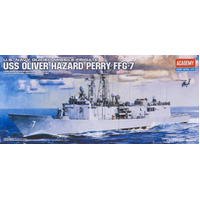 Academy 1/350 USS Oliver Hazard Perry FFG-7 Plastic Model Kit *Aus Decals* [14102]