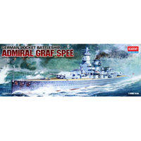 Academy 1/350 German Pocket Battleship Admiral Graf Spee Plastic Model Kit [14103]