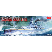 Academy 1/350 German Pocket Battleship Admiral Graf Spee Plastic Model Kit [14103]