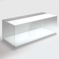 Authentic Collectables 1/18 Clear Display Case with white base