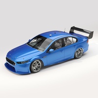 Authentic Collectables 1/18 Ford FGX Falcon Supercar Plain Body Edition in Kinetic Blue Diecast Car