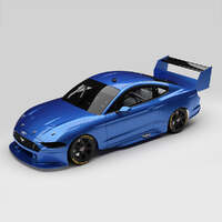 Authentic Collectables 1/18 Ford Mustang GT Supercar - Metallic Blue Plain Body Edition Diecast Car
