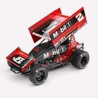 Authentic Collectables 1/18 Krikke Motorsport #2 Sprintcar 2024 USA vs WA Speedweek Series Winner Diecast Model Sprintcar
