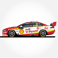 Authentic Collectables 1/43 Ford FGX Falcon 2018 Virgin Australia Supercars Championship, Shell V-Power Racing Team / DJR Penske, Scott McLaughlin