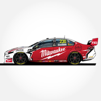 Authentic Collectables 1/43 Ford FGX Falcon 2018 Virgin Australia Supercars Championship, Milwaukee Racing/23Red Racing, Driver: Will Davison