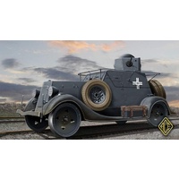 Ace Model 1/72 BA-20M ZhD Armored Car (Railroad version ) Plastic Model Kit [72210]