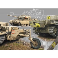 Ace Model 1/72 Long Range Centurions Mk.5 LR / Mk.5/1 Plastic Model Kit *Aus Decals* [72428]