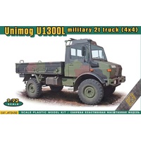 Ace Model 1/72 Unimog U1300L military 2t truck (4x4) Plastic Model Kit [72450]