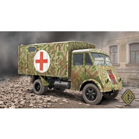 Ace Model 72524 1/72 French 3,5t Truck AHN (Medical van ) Plastic Model Kit