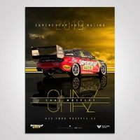 Authentic Collectables 2019 Supercheap Auto Racing #55 Ford Mustang Chaz Mostert Limited Edition Print