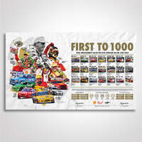 Authentic Collectables First To 1000: Celebrating 1000 Championship Races For Dick Johnson Racing 1981-2022 - Signed Limited Edition Print