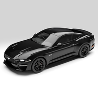 Authentic Collectables 1/18 Ford Mustang GT flashback Shadow Black Diecast Car