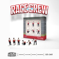 American Diorama 1/64 Race Crew Figure Set