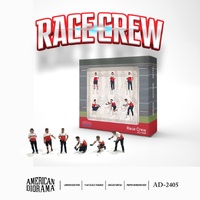 American Diorama 1/64 Figure Set: Race Crew