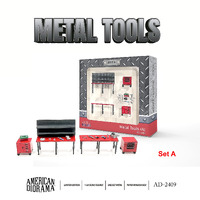 American Diorama 1/64 Metal Tools Set A Diecast Model Accessories
