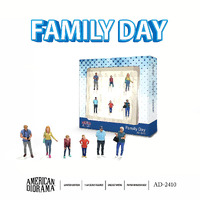 American Diorama 1/64 Figure Set - Family Day Diecast Model Accessories