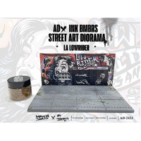 American Diorama 1/64 Street Art Diorama LA Lowrider Diecast Model Accessory