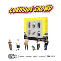 American Dioramas 1/64 Curbside Crowd Figure Set