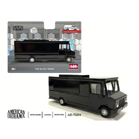 American Diorama 1/64 Food Truck Series The Black Truck Diecast Model Truck