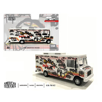 American Diorama 1/64 Food Truck Series Graffiti Style Diecast Model Truck