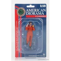 American Diorama 1/18 Paul Mechanic Figure Orange Uniform Accessory (car not included)