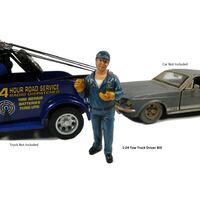American Diorama 1/24 Bill Tow Truck Drtiver Figure