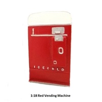 American Diorama 1/18 Red Vending Machine Accessory
